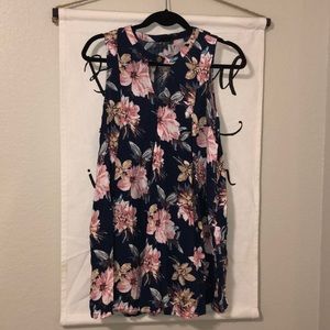 Sleeveless floral dress from Dillard’s!